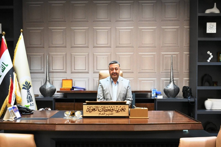 A secondary school in the oil district of Al-Sumoud refineries in Baiji.