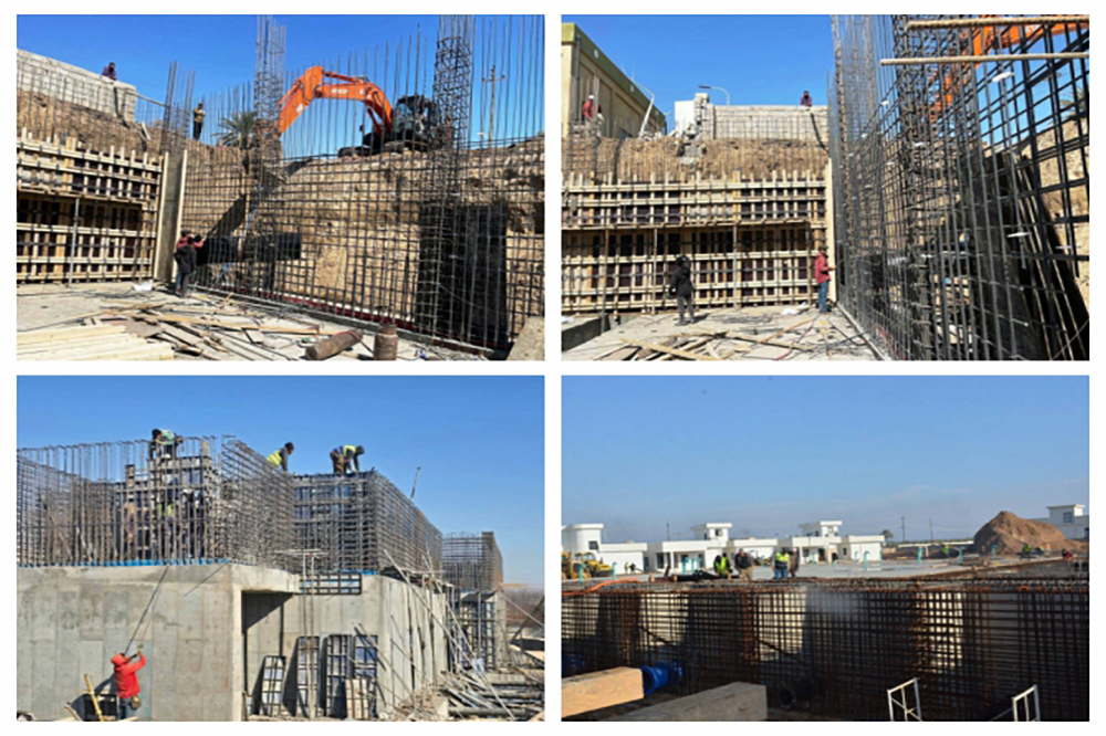 Complementary works for the water supply in Salah al-Din