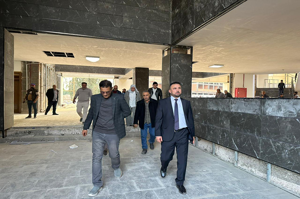 المدير العام يزور مشروع جامعة النهرين ببغداد