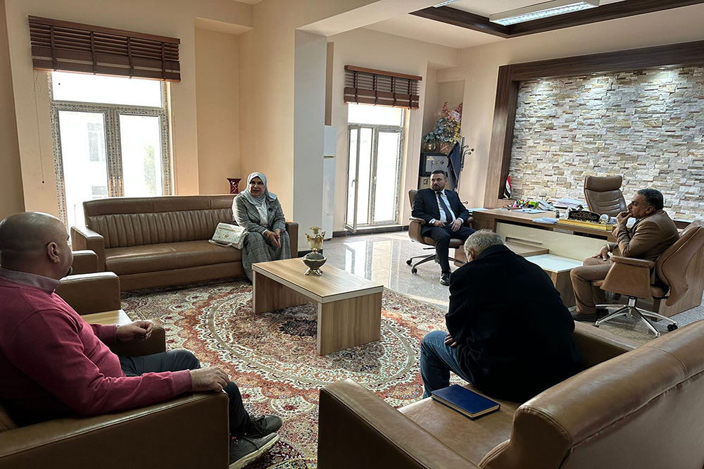 المدير العام يزور مشروع جامعة النهرين ببغداد