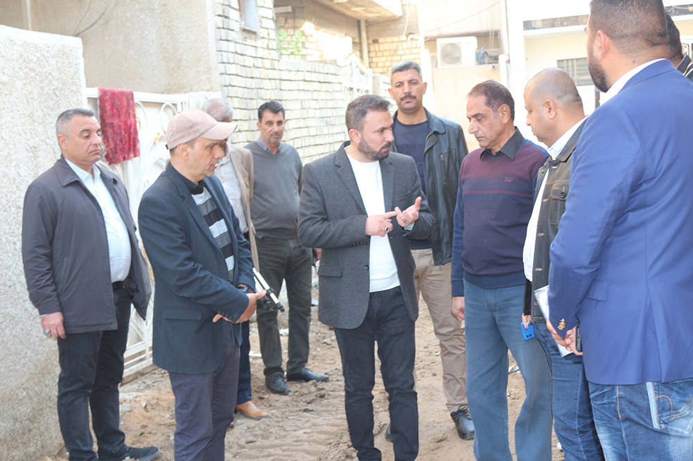 The Director General visits the Tobji Agricultural Development Project in Baghdad Governorate