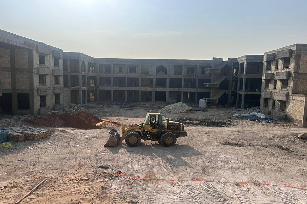 مشروع بناء الأقسام الداخلية للطالبات في جامعة كربلاء المقدسة