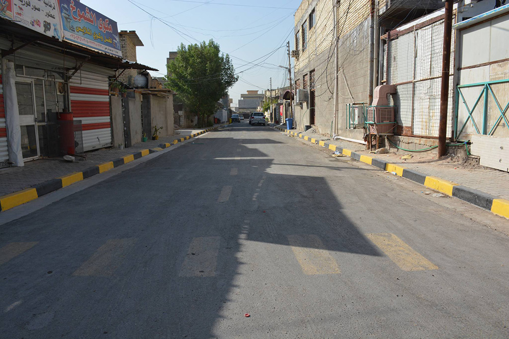 مشروع تأهيل محلة (964) منطقة الشموخ في بلدية الكرادة بمحافظة بغداد