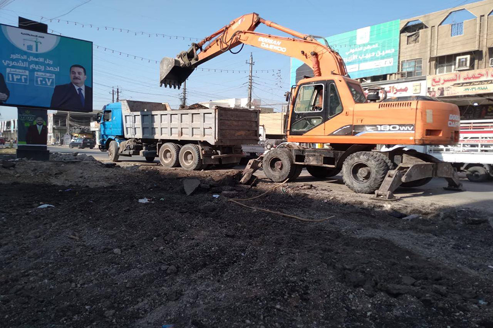 Rehabilitation of the Al-Shaab area in Baghdad