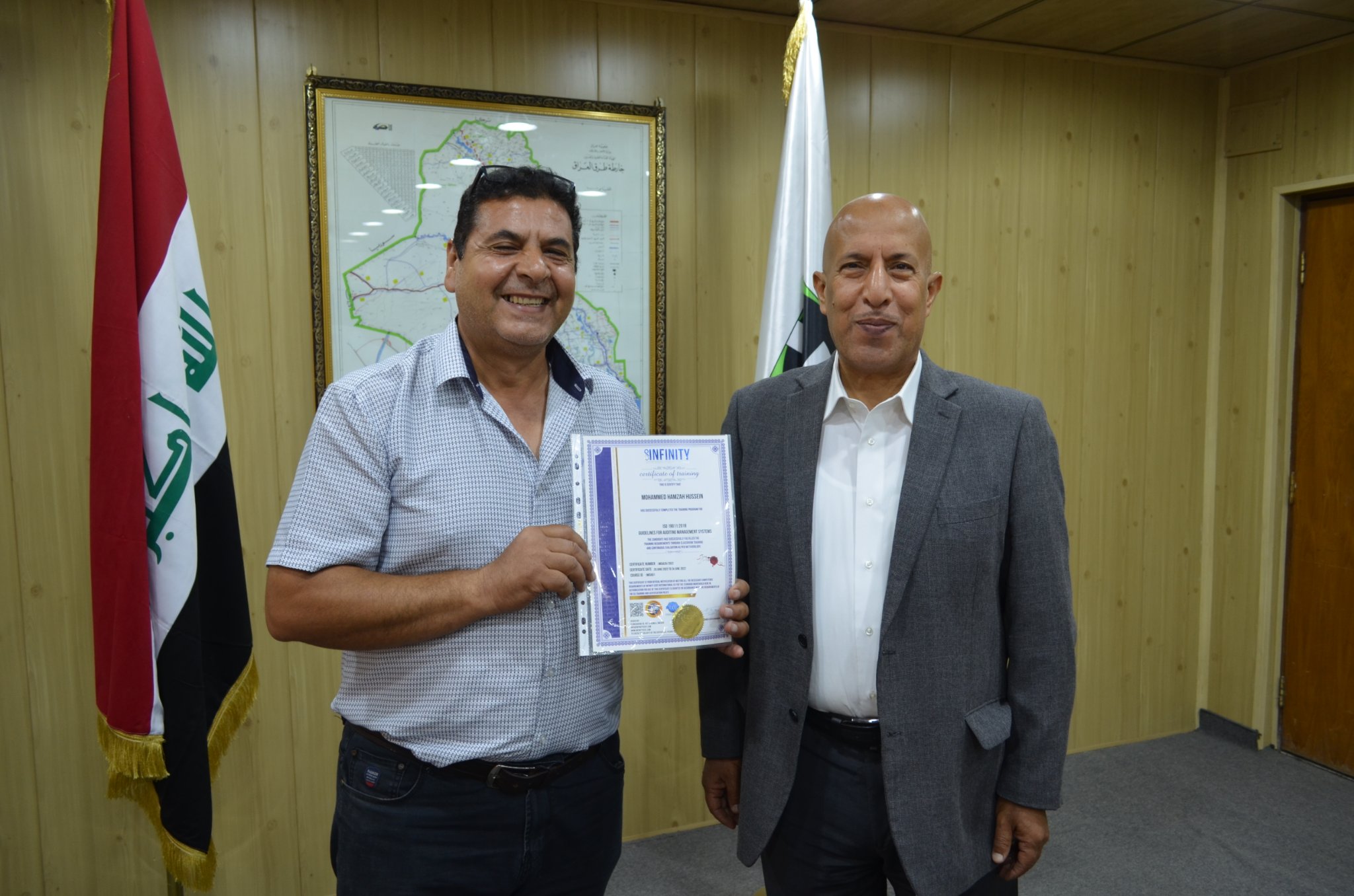 DISTRIBUTION OF CERTIFICATES OF QUALITY AUDITORS FOR THE INTEGRATED MANAGEMENT SYSTEM (IMS)