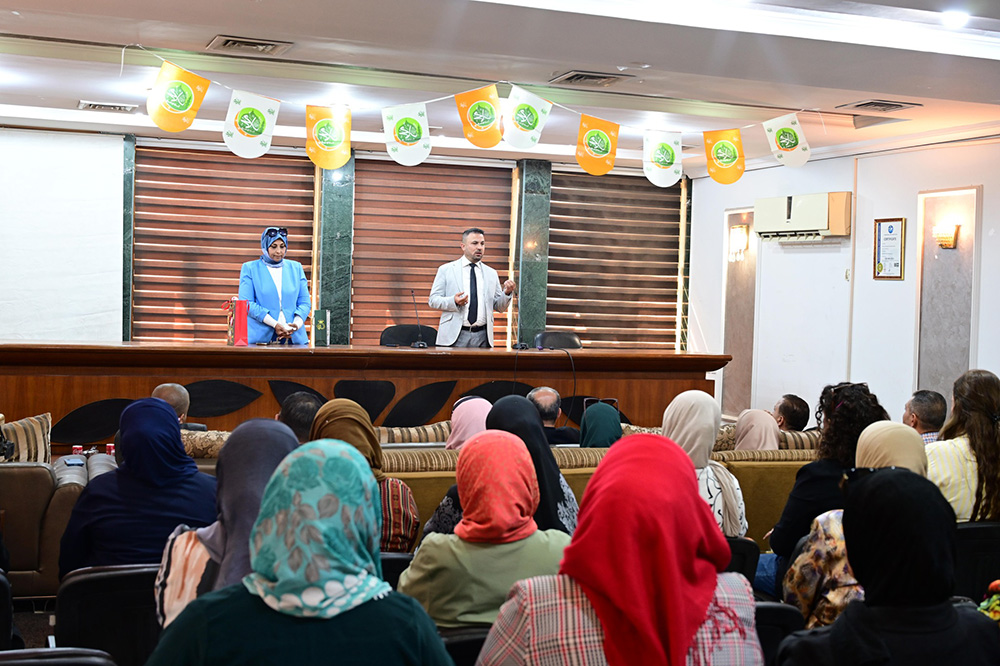 Honoring ceremony for Mrs. Iman Abdul Sahib and Mr. Namir Muhammad Ali for their retirement