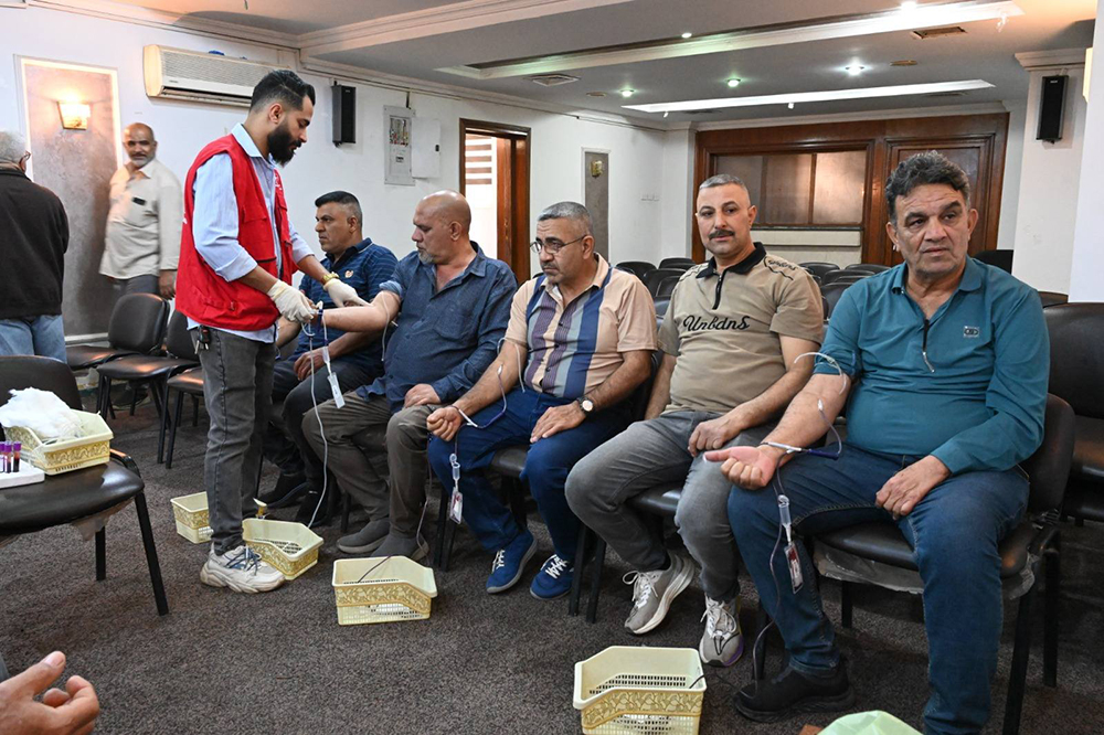  حملة طوعية للتبرع بالدم