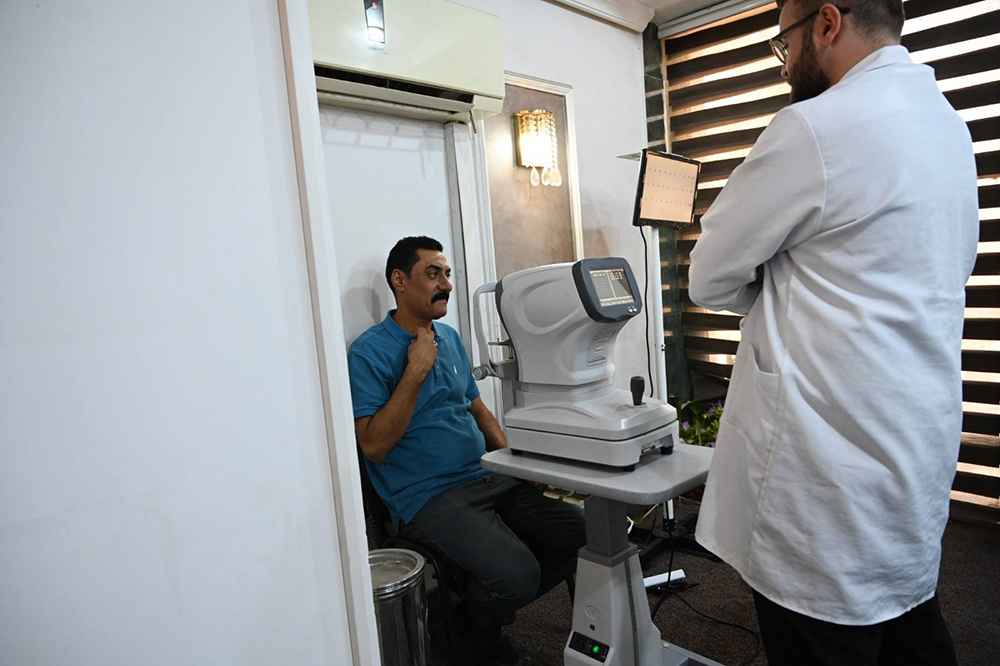 Eye examination and evaluation campaign