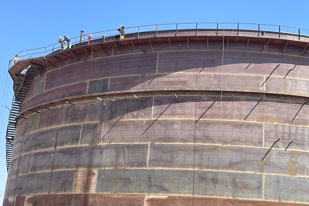 Fuel oil product tank project at Salah El-Din Refinery