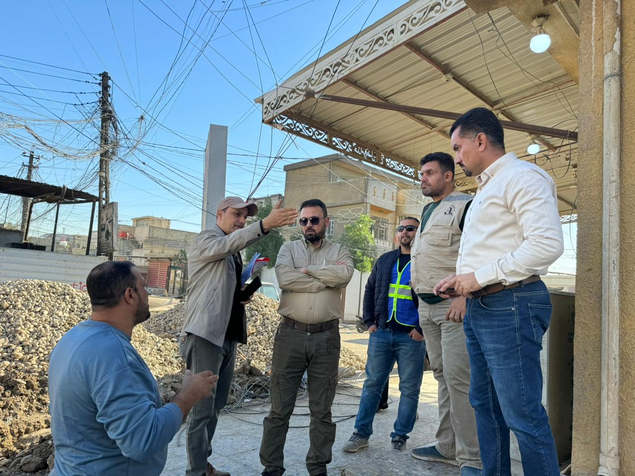 المدير العام يزور مشروع تطوير منطقة الشرطة الخامسة وشهداء السيدية في محافظة بغداد