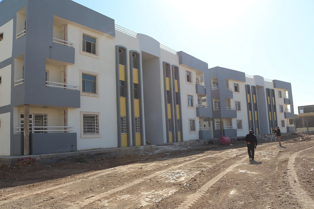 مشروع انشاء وحدات سكنية واطئة الكلفة (المرحلة الأولى والثانية) في محافظة بابل