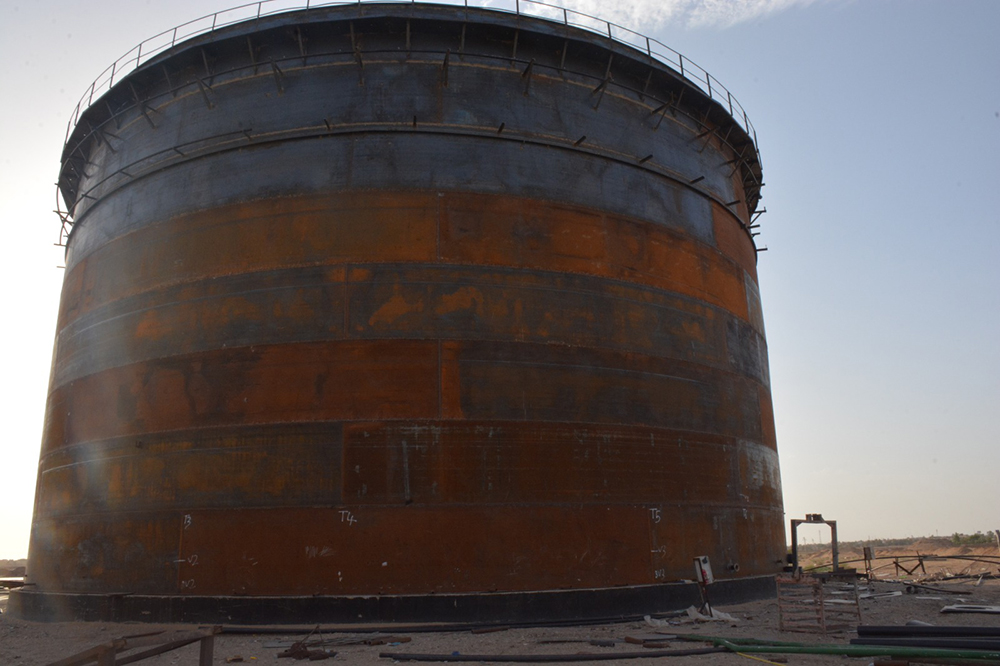 The Project To Establish An Emergency Tank In The Chinese Refineries In Baiji