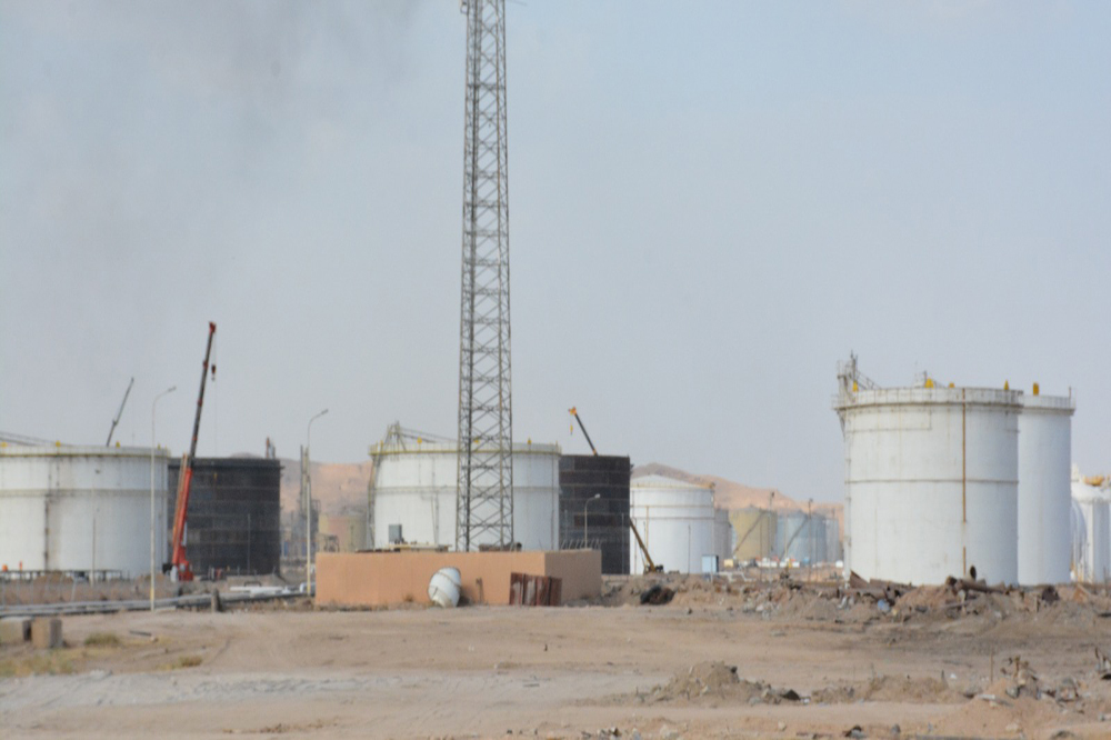 The Project To Establish An Emergency Tank In The Al-senea Refineries In Baiji