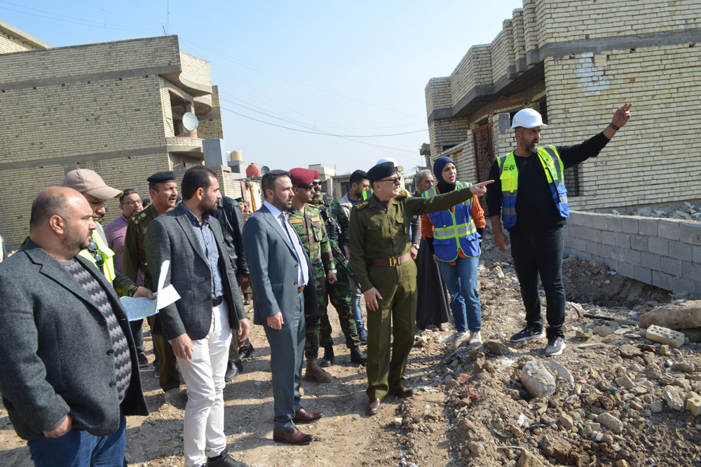 rehabilitation project of locality (833) in the Al-Saydiyah Martyrs area within the Al-Rasheed Municipality sector in Baghdad Governorate