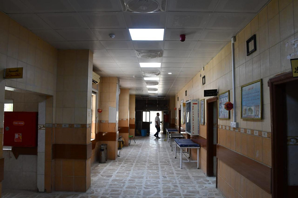 the rehabilitation project of Qalaat Saleh General Hospital in Maysan Governorate