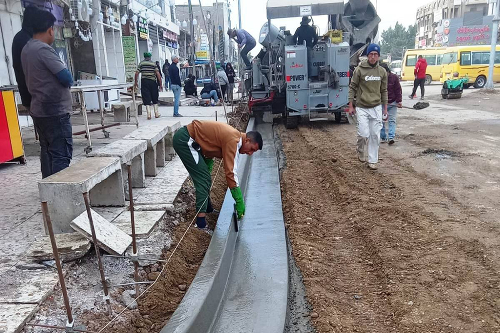 Project to develop and rehabilitate some streets and alleys in the Al-Shaab area of ​​Baghdad