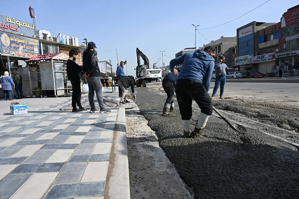Project to develop and rehabilitate some streets and alleys in the Al-Shaab area of ​​Baghdad