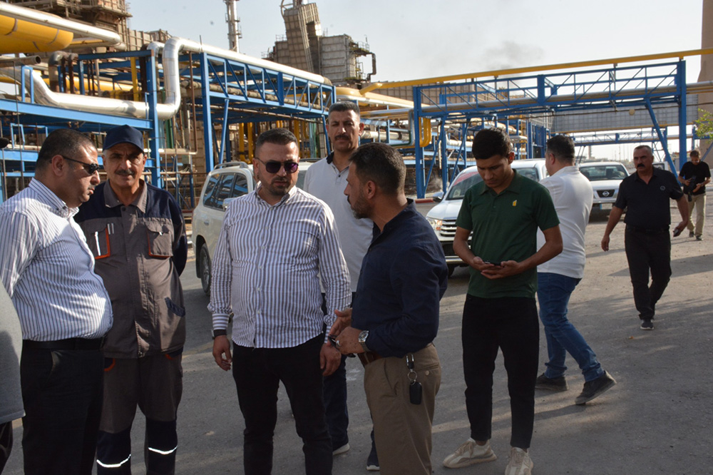 Project to implement an emergency tank with a capacity of (10,000) cubic meters at the steadfastness refineries in Baiji