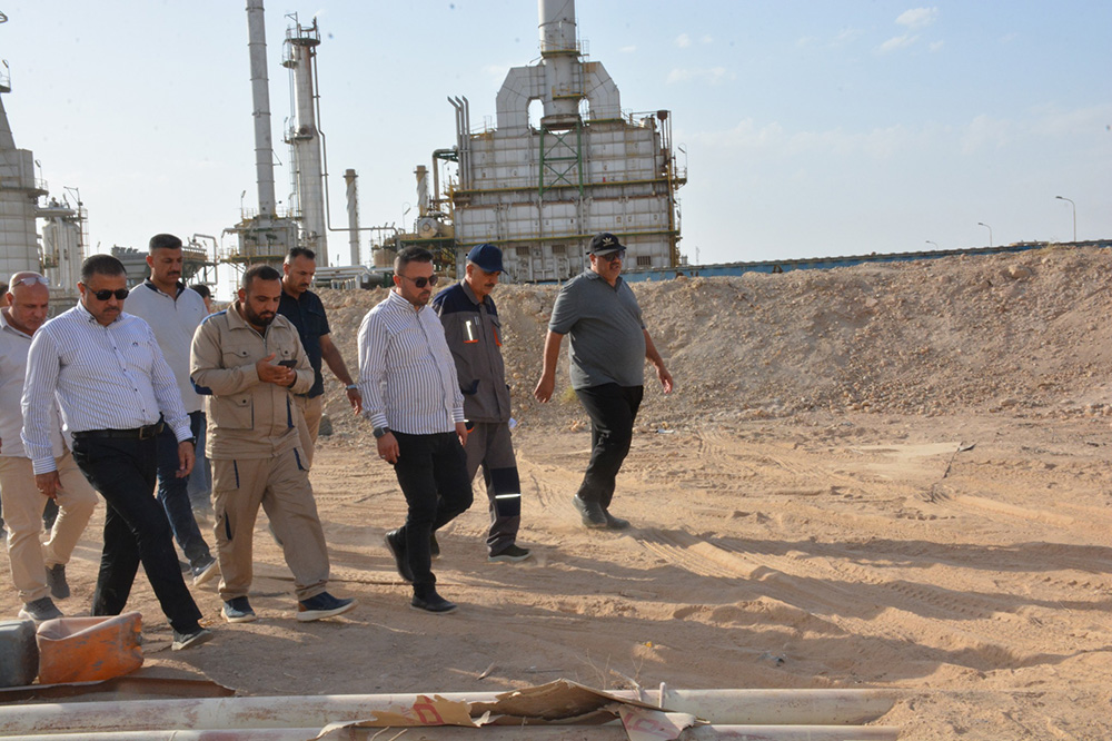 Project to implement an emergency tank with a capacity of (10,000) cubic meters at the steadfastness refineries in Baiji