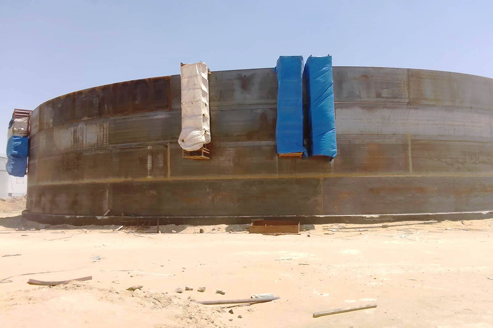 Fuel oil product tank implementation project at the Salah al-Din refinery in Baiji