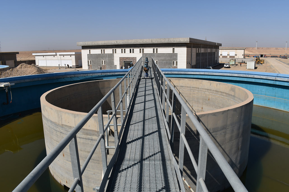 the Baghdadi water project in Anbar Governorate