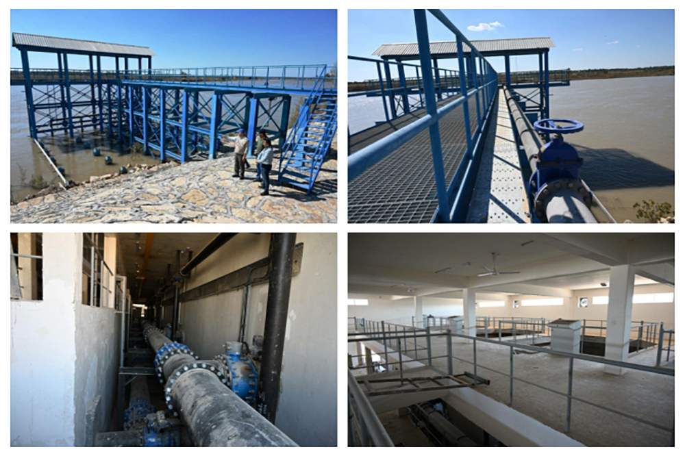 مشروع ماء جديدة الشط  في ديالى