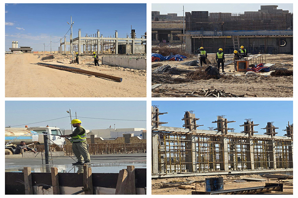 مشروع ماء حصيبة الشرقية المركزي بمحافظة الأنبار