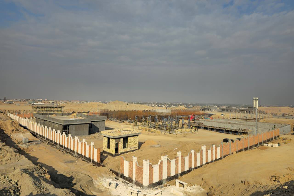 مشروع ماء حصيبة الشرقية المركزي في محافظة الأنبار 