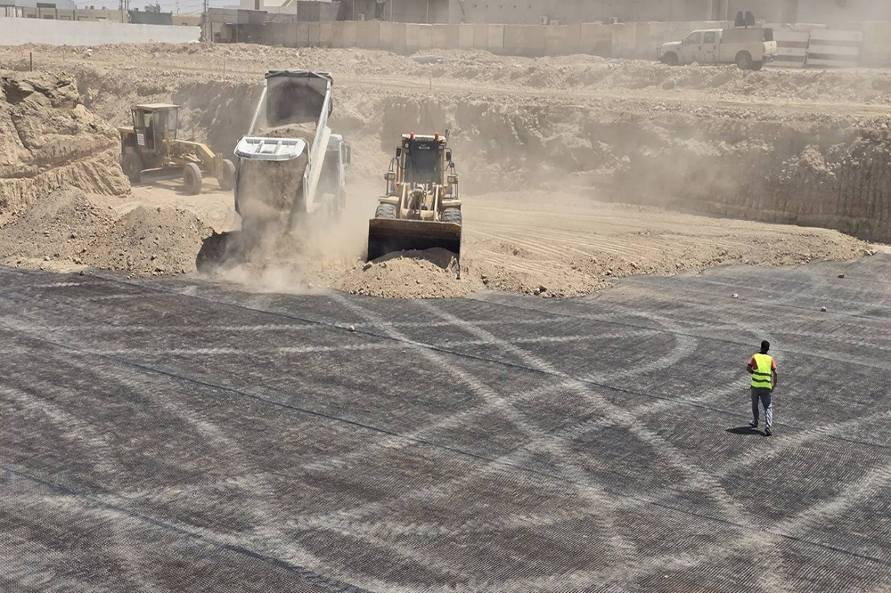 مشروع ماء حصيبة الشرقية المركزي في محافظة الأنبار