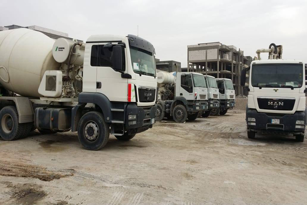 Company's concrete production plants