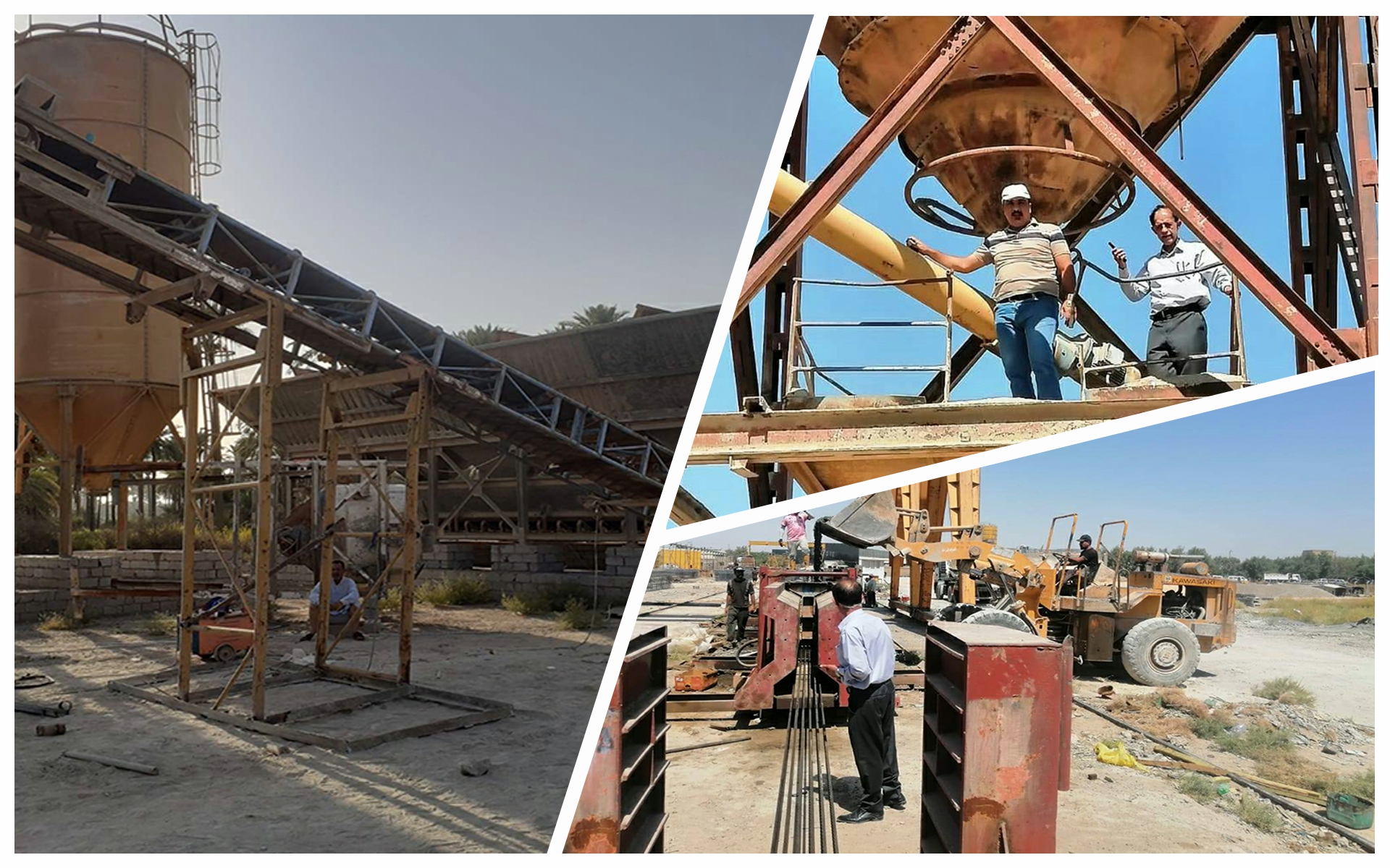 Company's concrete production plants