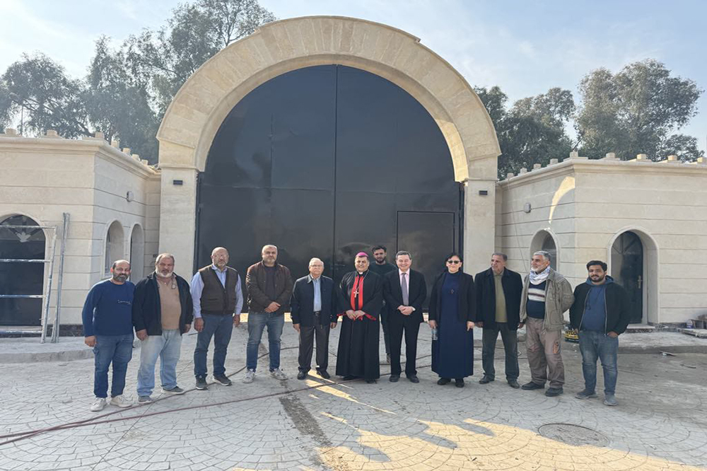 Representatives Of the German and English Association visit the building of the Chaldean Patriarchate of Babylon in Baghdad