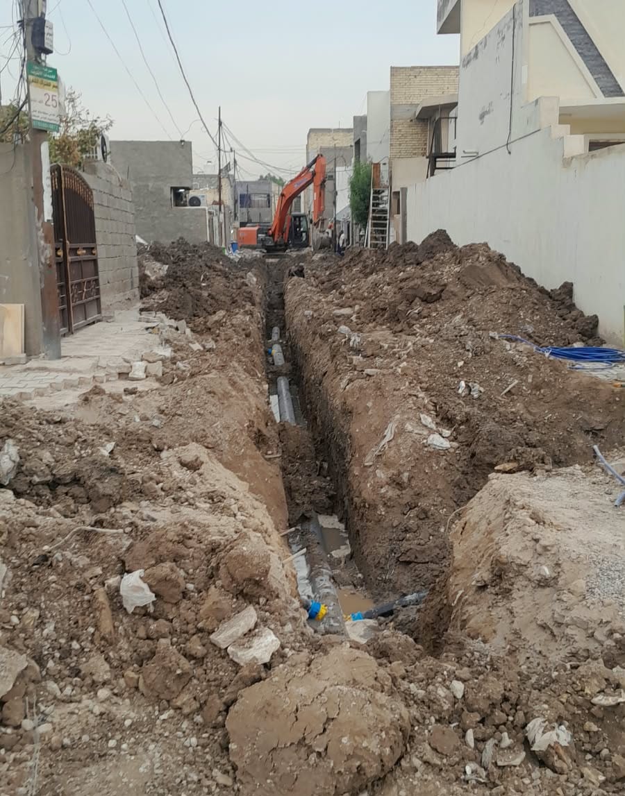 Al-Fao Engineering Company Continues Infrastructure Development in Shaker Al-Ani 