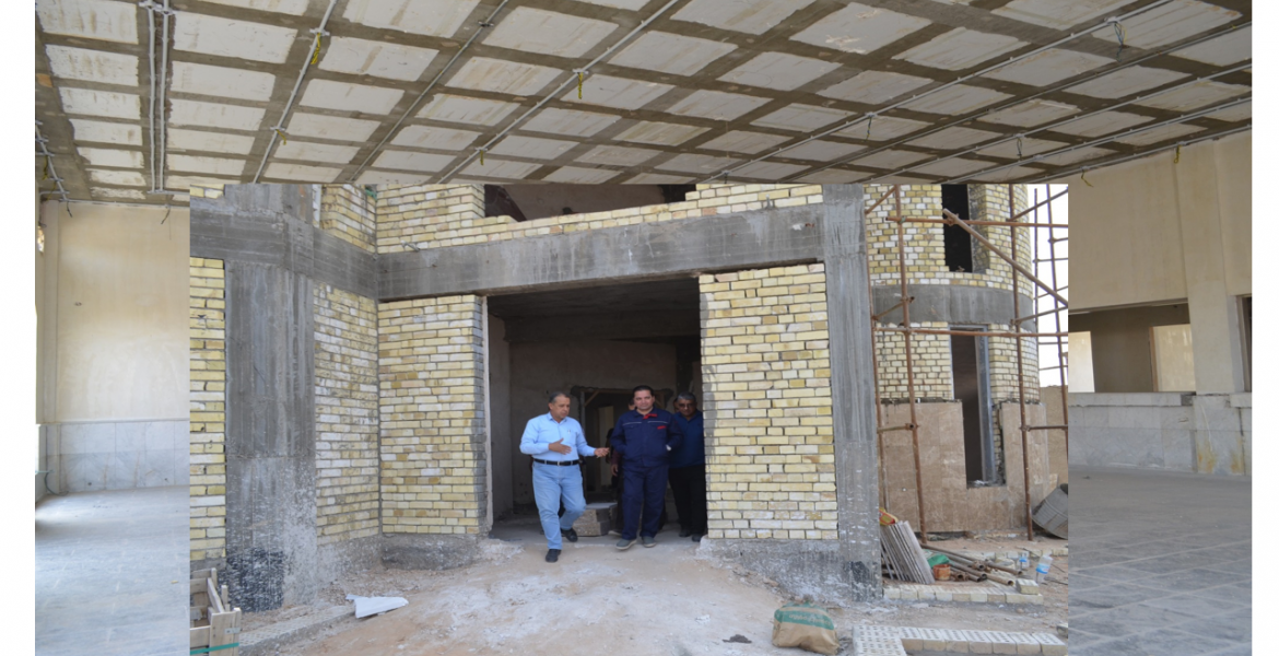 السيد مدير عام شركة الفاو الهندسية العامة يزور مشروع بناية صندوق الإسكان العراقي في محافظة كربلاء المقدسة