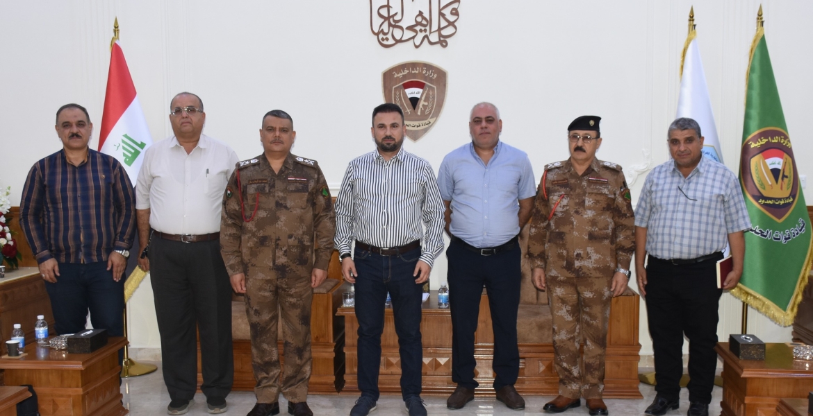 During his visit to the Border Forces Command: Mr. Director General reviews the projects that the company has implemented and is implementing