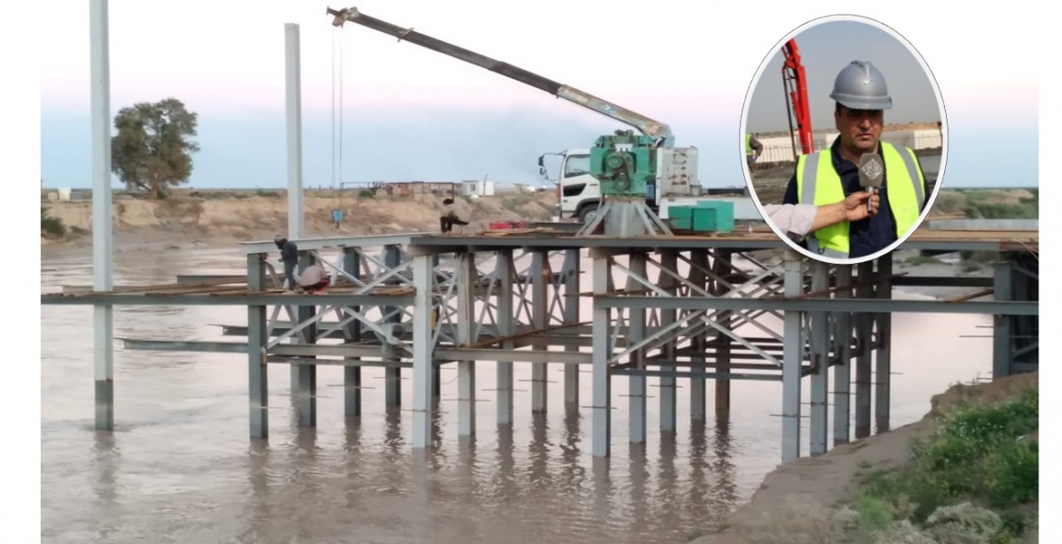 مدير عام شركة الفاو الهندسية العامة: الشركة تواصل العمل بوتائر متسارعة في مشروع جسر الرميلي في محافظة ميسان