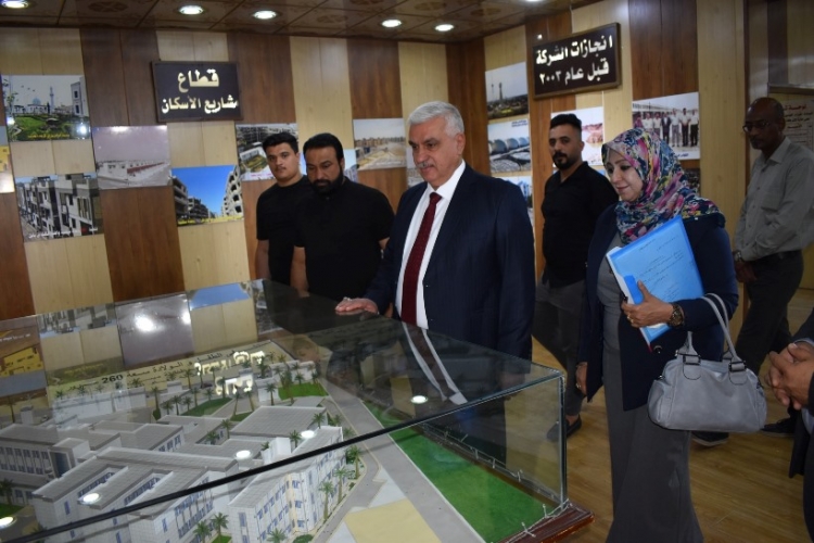 Mr. Assistant General Manager of Al-Fao General Engineering Company briefed on the departments and divisions of the company after the process of merging the two companies 