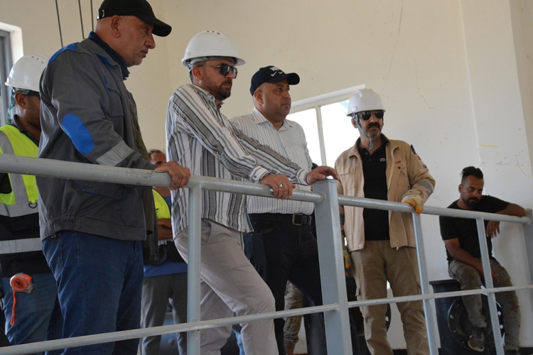 Engineer Al Mirza Visits The Jdeidet Al-Shatt Water Project In Diyala Governorate