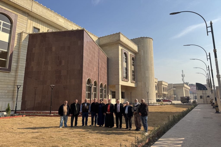 Representatives Of the German and English Association visit the building of the Chaldean Patriarchate of Babylon in Baghdad