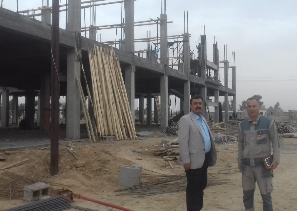 إنشاء بناية القسم الداخلي للمعهد التقني في الحويجة / محافظة كركوك