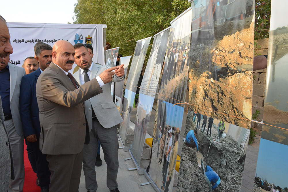 Opening Ceremony Of The Rehabilitation Project Of District (833, 867, 869) In Rashid Municipality In Baghdad Governorate