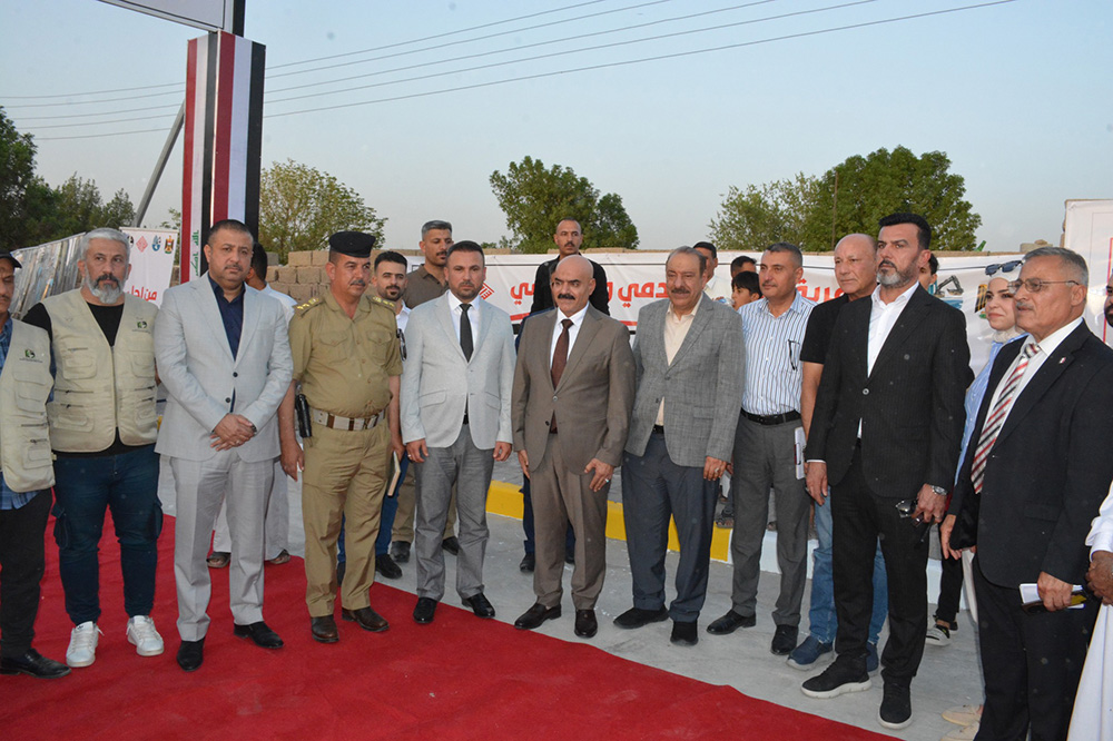 Opening Ceremony Of The Rehabilitation Project Of District (833, 867, 869) In Rashid Municipality In Baghdad Governorate