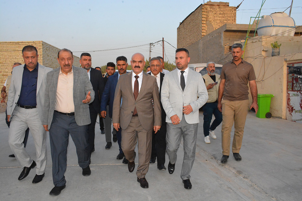 Opening Ceremony Of The Rehabilitation Project Of District (833, 867, 869) In Rashid Municipality In Baghdad Governorate