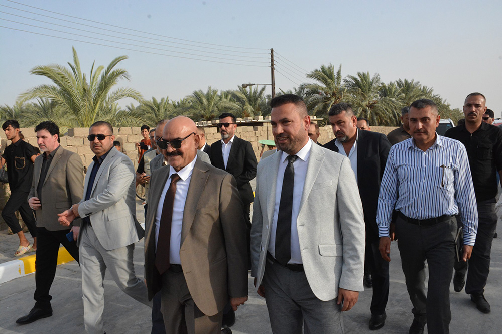 Opening Ceremony Of The Rehabilitation Project Of District (833, 867, 869) In Rashid Municipality In Baghdad Governorate