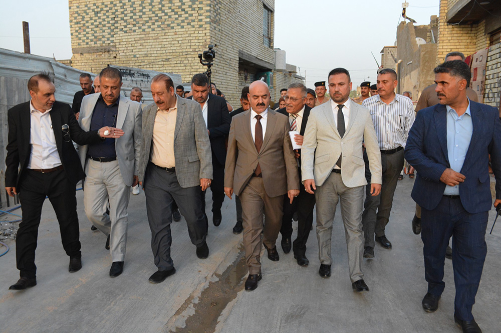 Opening Ceremony Of The Rehabilitation Project Of District (833, 867, 869) In Rashid Municipality In Baghdad Governorate