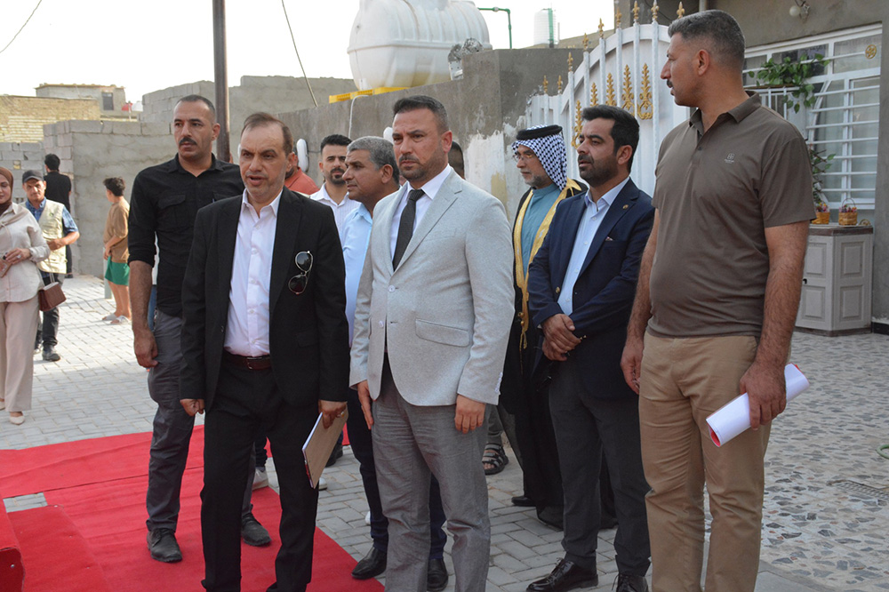 Opening Ceremony Of The Rehabilitation Project Of District (833, 867, 869) In Rashid Municipality In Baghdad Governorate