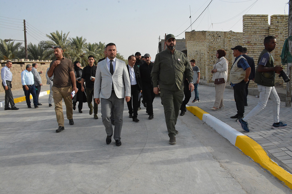 Opening Ceremony Of The Rehabilitation Project Of District (833, 867, 869) In Rashid Municipality In Baghdad Governorate