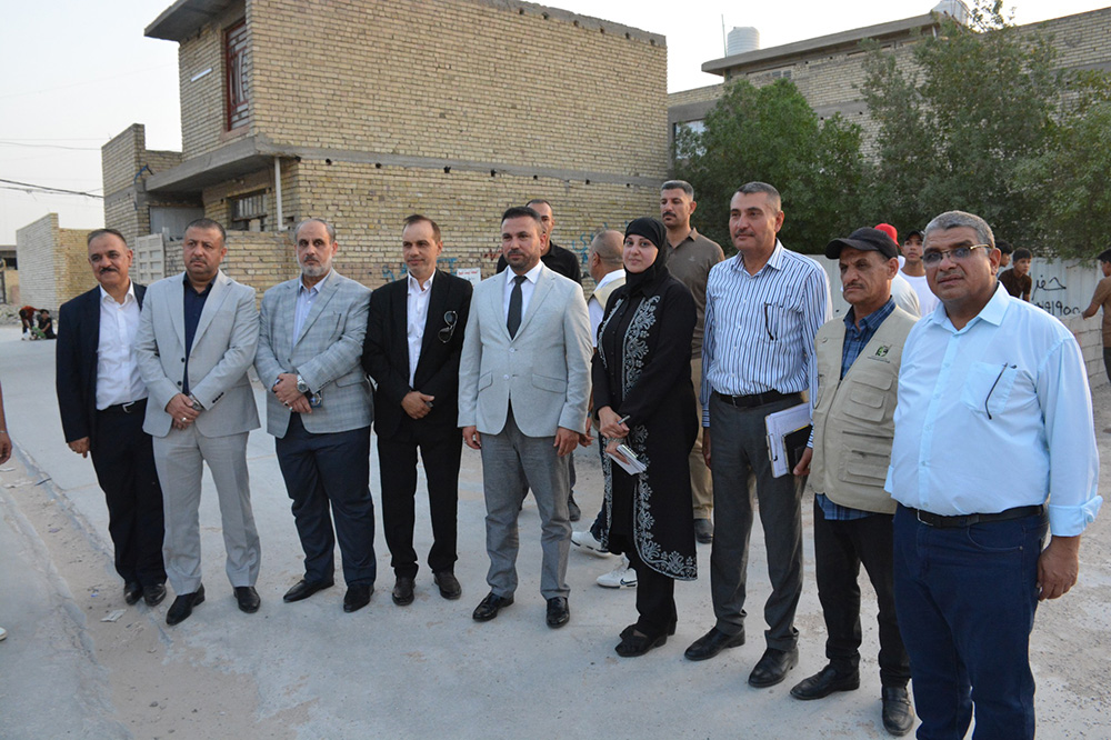 Opening Ceremony Of The Rehabilitation Project Of District (833, 867, 869) In Rashid Municipality In Baghdad Governorate