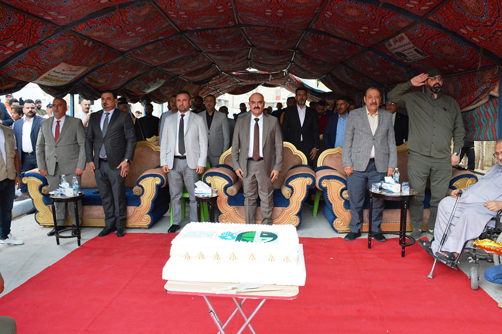 Opening Ceremony Of The Rehabilitation Project Of District (833, 867, 869) In Rashid Municipality In Baghdad Governorate