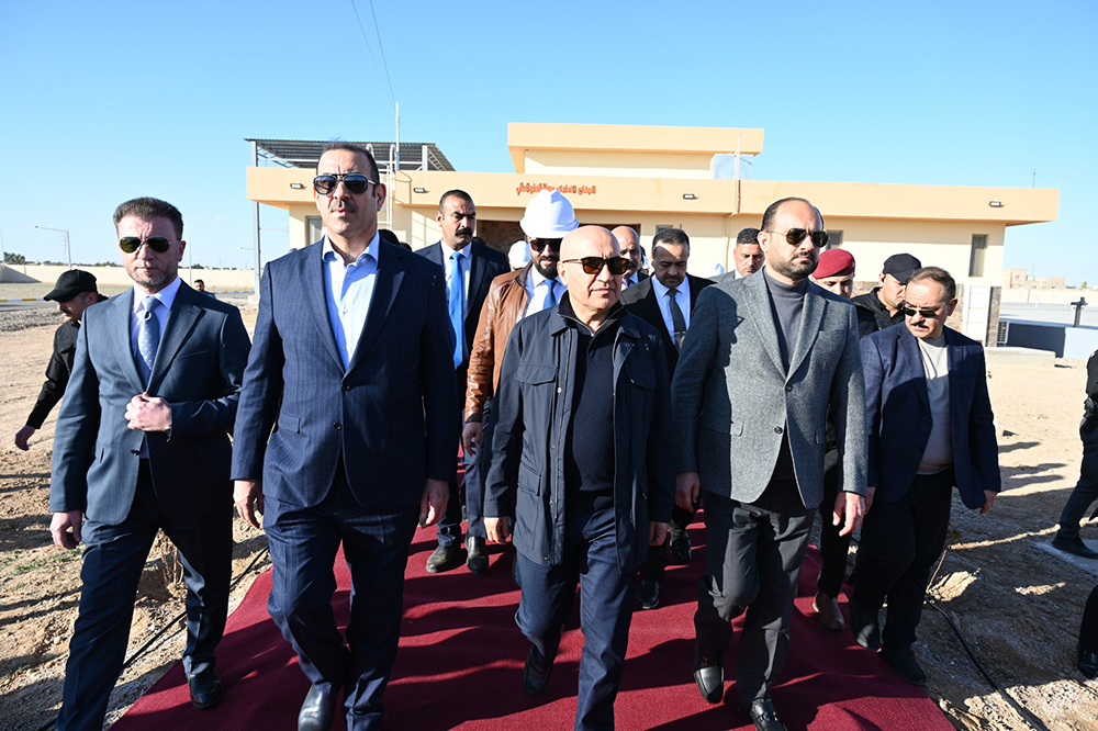 Opening of Al-Baghdadi Water Project in Anbar Governorate